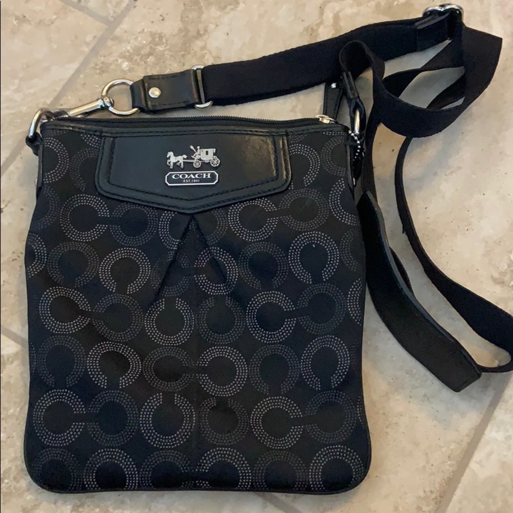 Coach black crossbody